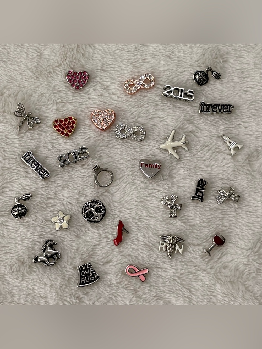 South Hill Designs Floating Locket Charm Lot of 27 Various Styles Charms Only - Picture 2 of 9